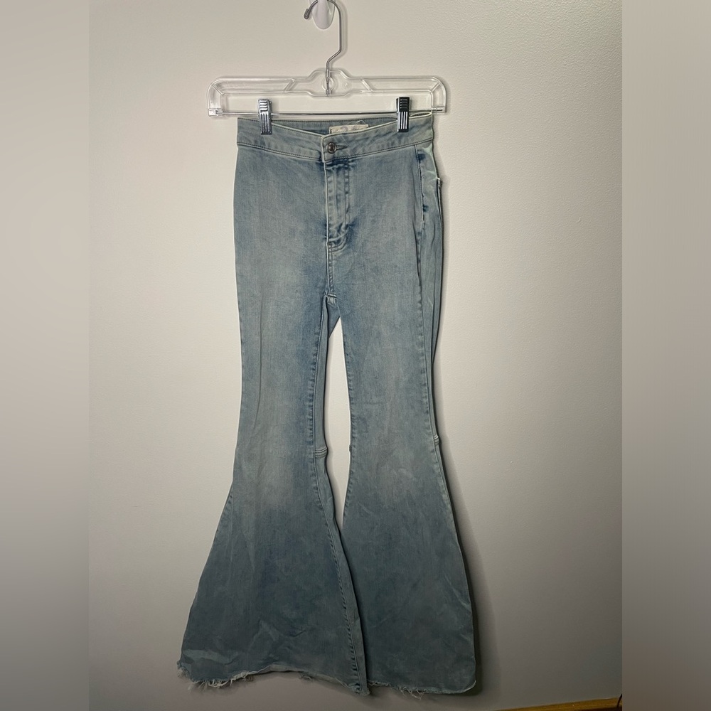 Free People We The Free Just Float On Flare Jeans Bell Bottom